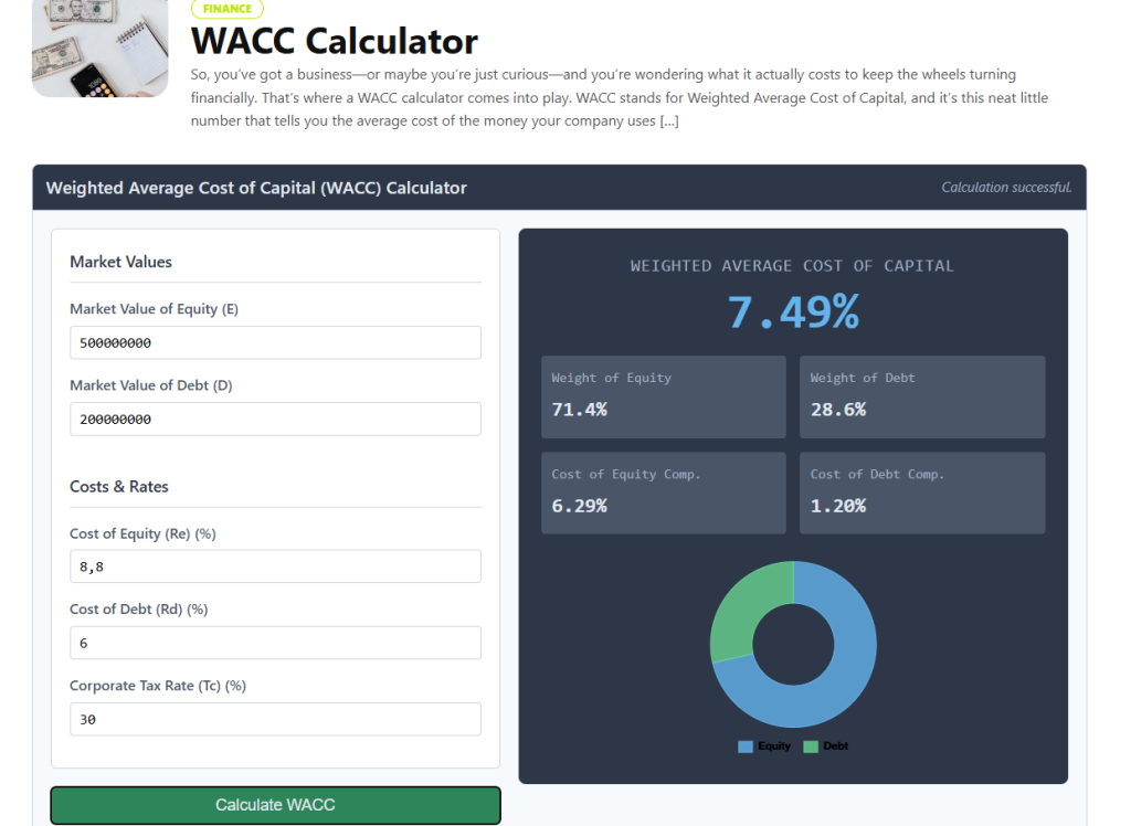 image Glossary WACC in M&A: What It Is, Why It Matters, When to Use